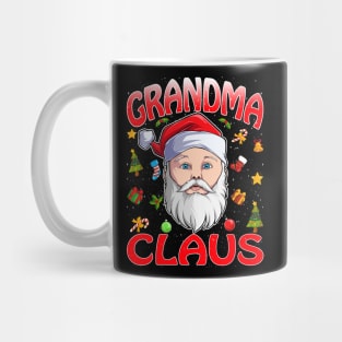 Grandma Santa Claus Christmas Matching Costume Mug